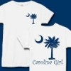 Buy Blue Carolina Girl Deluxe Print T-Shirts, Apparel, and Gifts